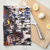 Vintager atlantischer Stadtverkehr Handtuch (Viertel Falte)