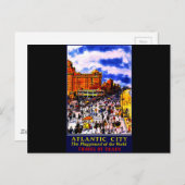 Vintager atlantischer Stadtverkehr Postkarte (Vorne/Hinten)