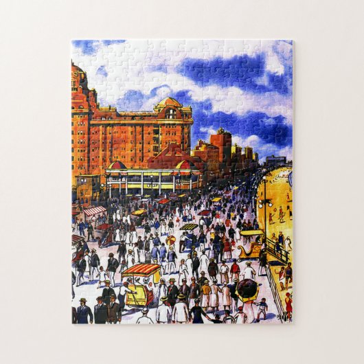 Vintager atlantischer Stadtverkehr Puzzle (Vertikal)