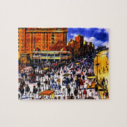 Vintager atlantischer Stadtverkehr Puzzle (Horizontal)