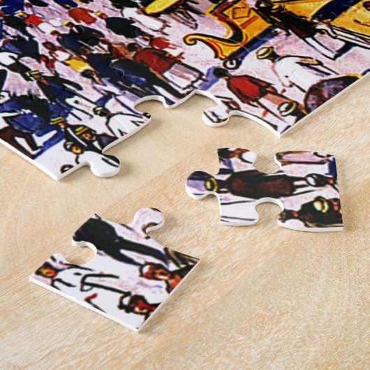 Vintager atlantischer Stadtverkehr Puzzle (Seite)