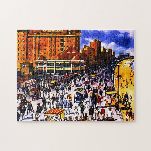 Vintager atlantischer Stadtverkehr Puzzle (Horizontal)