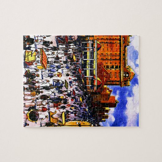 Vintager atlantischer Stadtverkehr Puzzle (Horizontal)