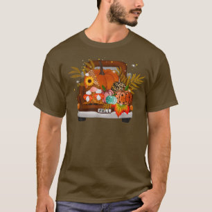 Vintager Aufholwagen Grafik Herbst Frauen T-Shirt