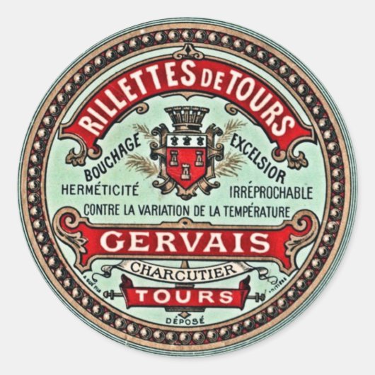 Vintager Aufkleber (Vorderseite)