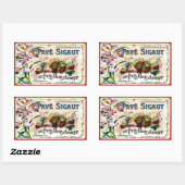 Vintager Aufkleber (Blatt)