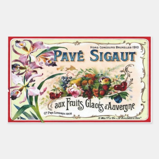 Vintager Aufkleber (Vorderseite)