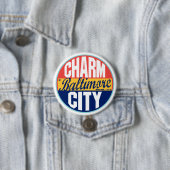 Vintager Aufkleber Baltimores Button (Beispiel)