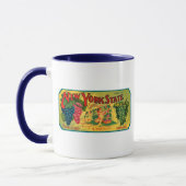 Vintager Aufkleber der New- Tasse (Links)