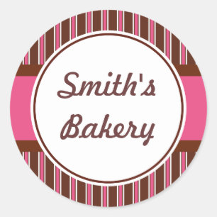 Vintager Aufkleber mit Streifen