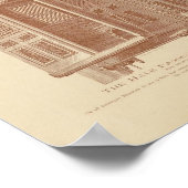 Vintager Aufzug Art Poster (Ecke)