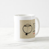 Vintager Augenarzt Kaffeetasse (VorderseiteRechts)
