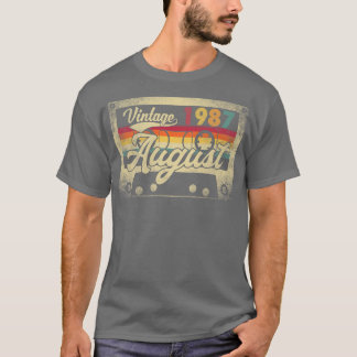 Vintager August 1987 35. Geburtstagsgeschenk Retro T-Shirt