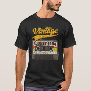 Vintager August 1994 27 Geburtstag 27 Jahre alter T-Shirt