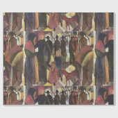 Vintager August Macke Farewell Geschenkpapier (Flach)