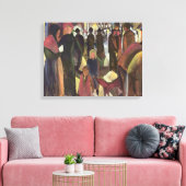 Vintager August Macke Farewell Leinwanddruck (Insitu (Wohnzimmer))