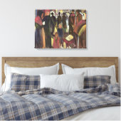 Vintager August Macke Farewell Leinwanddruck (Insitu (Schlafzimmer))