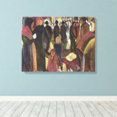 Vintager August Macke Farewell Leinwanddruck (Insitu (Holzboden))