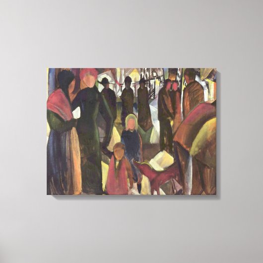 Vintager August Macke Farewell Leinwanddruck (Vorderseite)