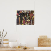 Vintager August Macke Farewell Poster (Küche)