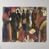 Vintager August Macke Farewell Poster (Vorne)