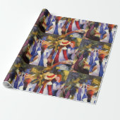 Vintager August Macke Girl Geschenkpapier (Ungerollt)