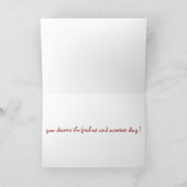 Vintager Ausdruck-Geburtstag Karte (Innenseite)