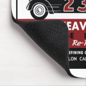 Vintager Auto-Bewegungsöl-Blechdoseentwurf Mousepad (Ecke)