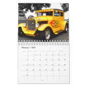 Vintager Auto-Kalender Kalender (Feb 2027)