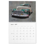 VINTAGER AUTO-KALENDER KALENDER (Mär 2027)