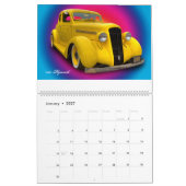VINTAGER AUTO-KALENDER KALENDER (Jan 2027)