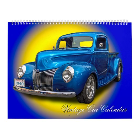VINTAGER AUTO-KALENDER KALENDER (Titelbild)