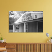 Vintager Automobilladen (Leinwand) Leinwanddruck (Insitu (Wohnzimmer))