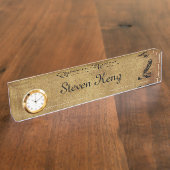 Vintager Autor Namensplakette (Seite)