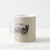 Vintager Autotransport Kaffeepause Tasse (Vorderseite Links)