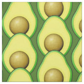 Vintager Avocado, der Muster Zeichne Stoff (Muster)