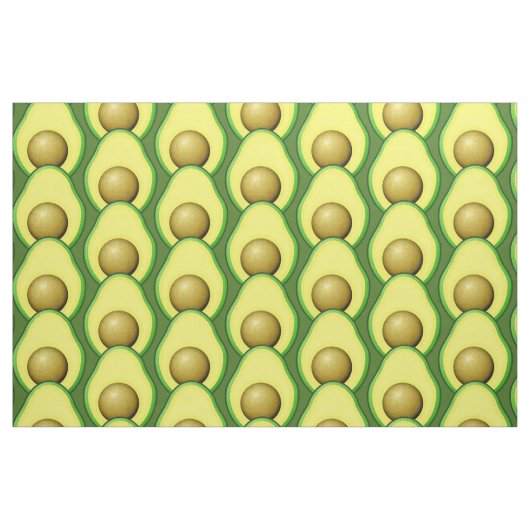 Vintager Avocado, der Muster Zeichne Stoff (Fat Quarter (45,7 x 55,9 cm))