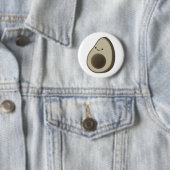 Vintager Avocado Zeichnend Button (Beispiel)