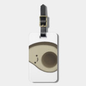 Vintager Avocado Zeichnend Gepäckanhänger (Vorderseite vertikal)