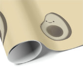 Vintager Avocado Zeichnend Geschenkpapier (Rolleneckpunkt)