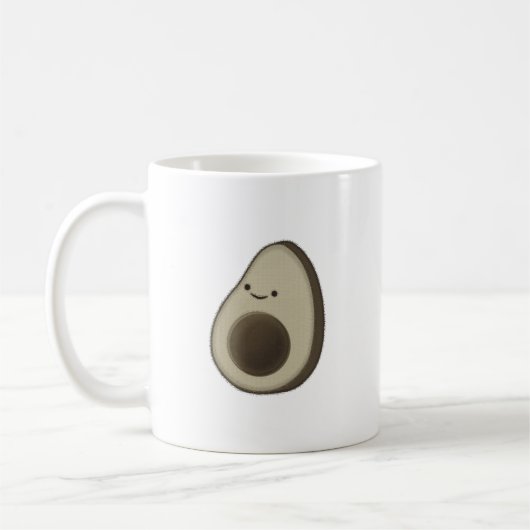 Vintager Avocado Zeichnend Kaffeetasse (Links)