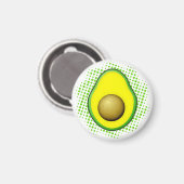 Vintager Avocado Zeichnend Magnet (Vorderseite/Rückseite)