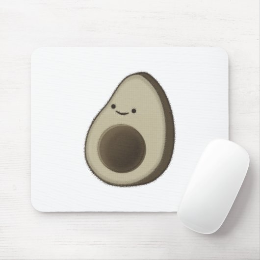 Vintager Avocado Zeichnend Mousepad (Mit Mouse)