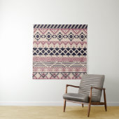 Vintager aztekischer Hintergrund, ethnisches Muste Wandteppich (Beispiel)