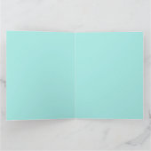 Vintager Baby-Cherub mit Blume Karte (Innenseite)