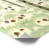 Vintager Babydruck Poster (Ecke)