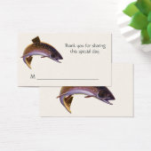 Vintager Bachforellenfisch, Sportfischer (Schreibtisch)