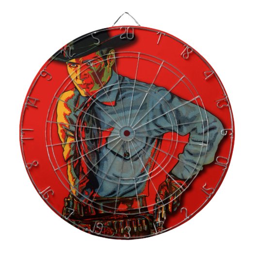 Vintager Bad Boy Dartscheibe (vorne)
