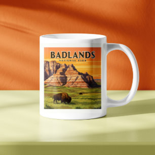 Vintager Badlands-Nationalpark Kaffeetasse
