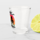 Vintager Badlands-Nationalpark Schnapsglas (Rechts)